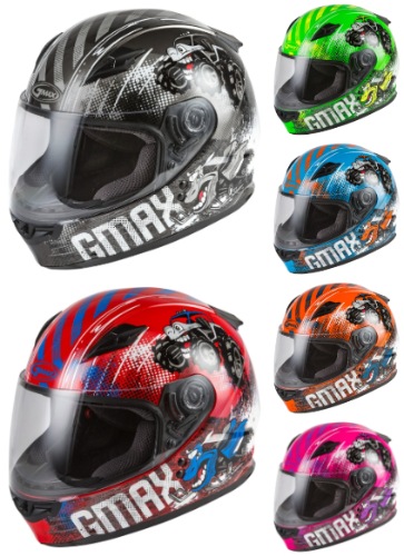 ＼全品2000円ｸｰﾎﾝ★7/23（木)限定／【子供用】GMax ジーマックス Youth GM49Y Beasts Helmet 子供用 ユース フルフェイスヘルメット ライダー バイク レーシング ツーリングにも かっこいい おすすめ (AMACLUB)｜AMACLUB（レアブランド 専門店）