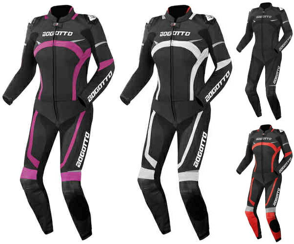 スーツ shiura SHIMA Miura RS Ladies Black Red 1PC Leather Motorcycle Suit