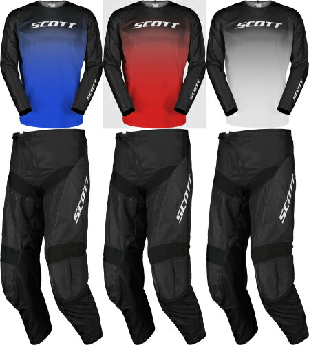 ＼全品2000円ｸｰﾎﾝ+P5倍★4/15（水)限定／Scott スコット Evo Swap Motocross Jersey モトクロス オフロード ジャージ&パンツ 上下セット バイク ライダー かっこいい 大きいサイズあり おすすめ (AMACLUB)