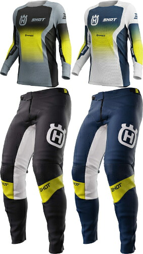 ＼全品2000円ｸｰﾎﾝ+P5倍★7/30（木)限定／Shot Race Gear Aerolite Husqvarna Limited Edition 2025 Motocross Jersey モトクロス オフロード ジャージ&パンツ 上下セット バイク ライダー おすすめ (AMACLUB)｜AMACLUB（レアブランド 専門店）