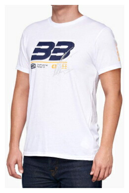 ＼全品P5倍★4/20（月)限定／100% BB33 Signature T-Shirt Tシャツ ライディングシャツ 半袖シャツ バイクウェア ライダー バイク カジュアル アウトドア レジャー サイクリング にも おすすめ (AMACLUB)