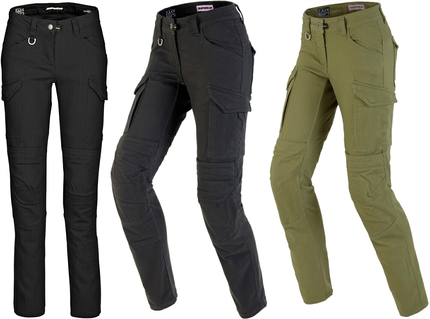 【女性用】Spidi スピーディー Pathfinder Cargo Ladies Motorcycle Textile Pants テキスタイルパンツ バイクウェア ライダー バイク オートバイ ツーリング 街乗り にも おすすめ (AMACLUB)