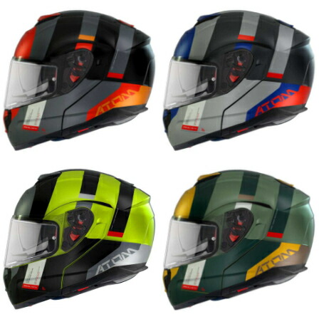 ＼全品1500円ｸｰﾎﾝ+P10倍★4/10（金)限定／【ダブルバイザー】MT Helmets Atom SV Gorex Modular Helmet フルフェイスヘルメット モジュールヘルメット オンロード ライダー バイク レーシング ツーリング かっこいい おすすめ (AMACLUB)