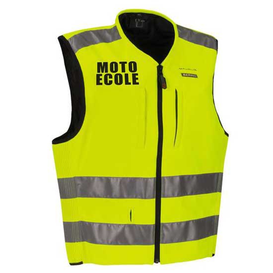 ＼全品1000円ｸｰﾎﾝ+P5倍★4/18（土)限定／Bering ベーリング C-Protect Air High Visibility Moto School エアバッグベスト ライディングベスト ライダー オートバイ バイク ツーリングにも かっこいい おすすめ (AMACLUB)