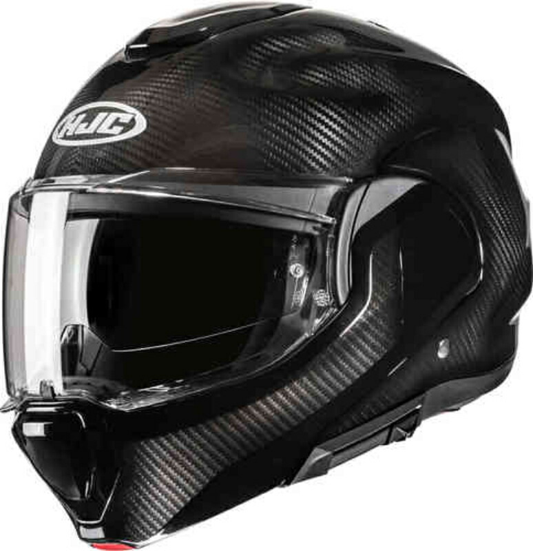 HJC エイチジェイシー F100 Carbon Solid Helmet フルフェイスヘルメット ライダー バイク オートバイ レーシング ツーリング 街乗り にも かっこいい おすすめ (AMACLUB)