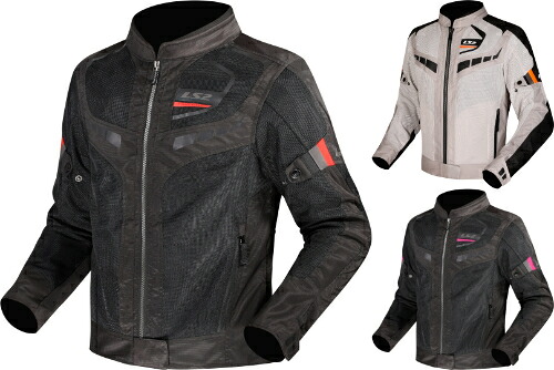 【女性用】LS2 エルエスツー Garda Air Ladies Motorcycle Textile Jacket テキスタイルジャケット バイクウェア ライダー バイク オートバイ ツーリング 街乗り にも おすすめ (AMACLUB)