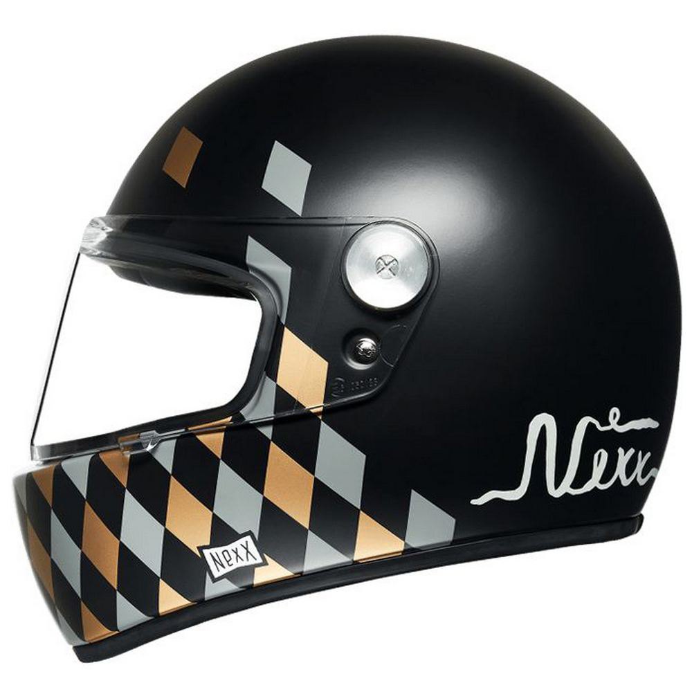 \全品1000円クーホン★4/17(金)限定/Nexx ネックス X.G100R Checkmate Full Face Helmetライダー バイク ツーリングにも かっこいい おすすめ (AMACLUB)