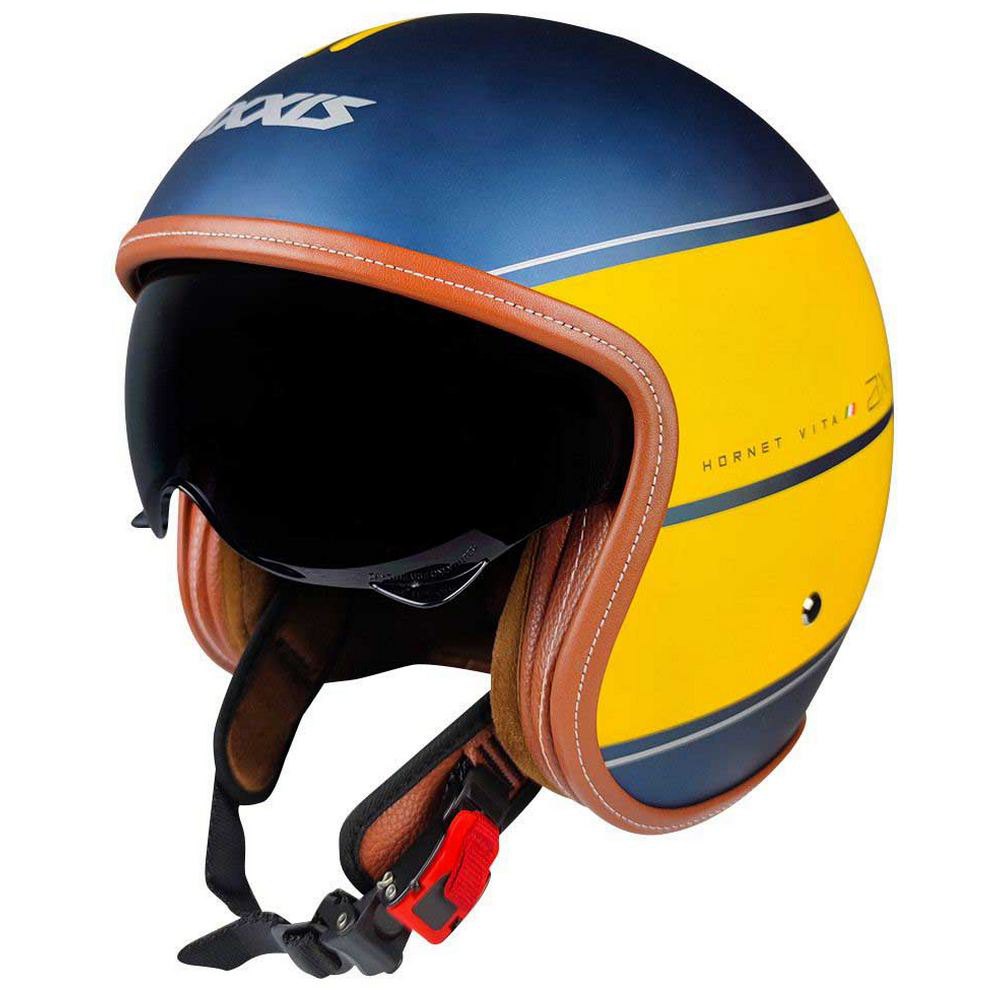＼全品2000円ｸｰﾎﾝ+P10倍★7/20（月)限定／Axxis OF507SV Hornet SV Vita Open Face Helmet ジェットヘルメット ライダー バイク オートバイ レーシング ツーリング 街乗り にも かっこいい おすすめ (AMACLUB)｜AMACLUB（レアブランド 専門店） 23,100円