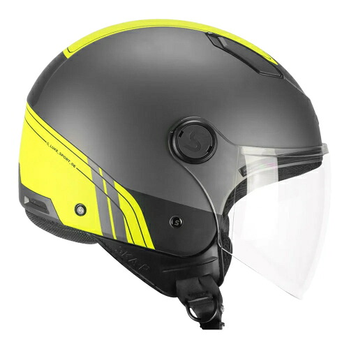 Ska-p 1LH Luke Sport open face helmet オープンフェイスヘルメット ジェットヘルメット ライダー バイク オートバイ ツーリング 街乗り にも おすすめ (AMACLUB)
