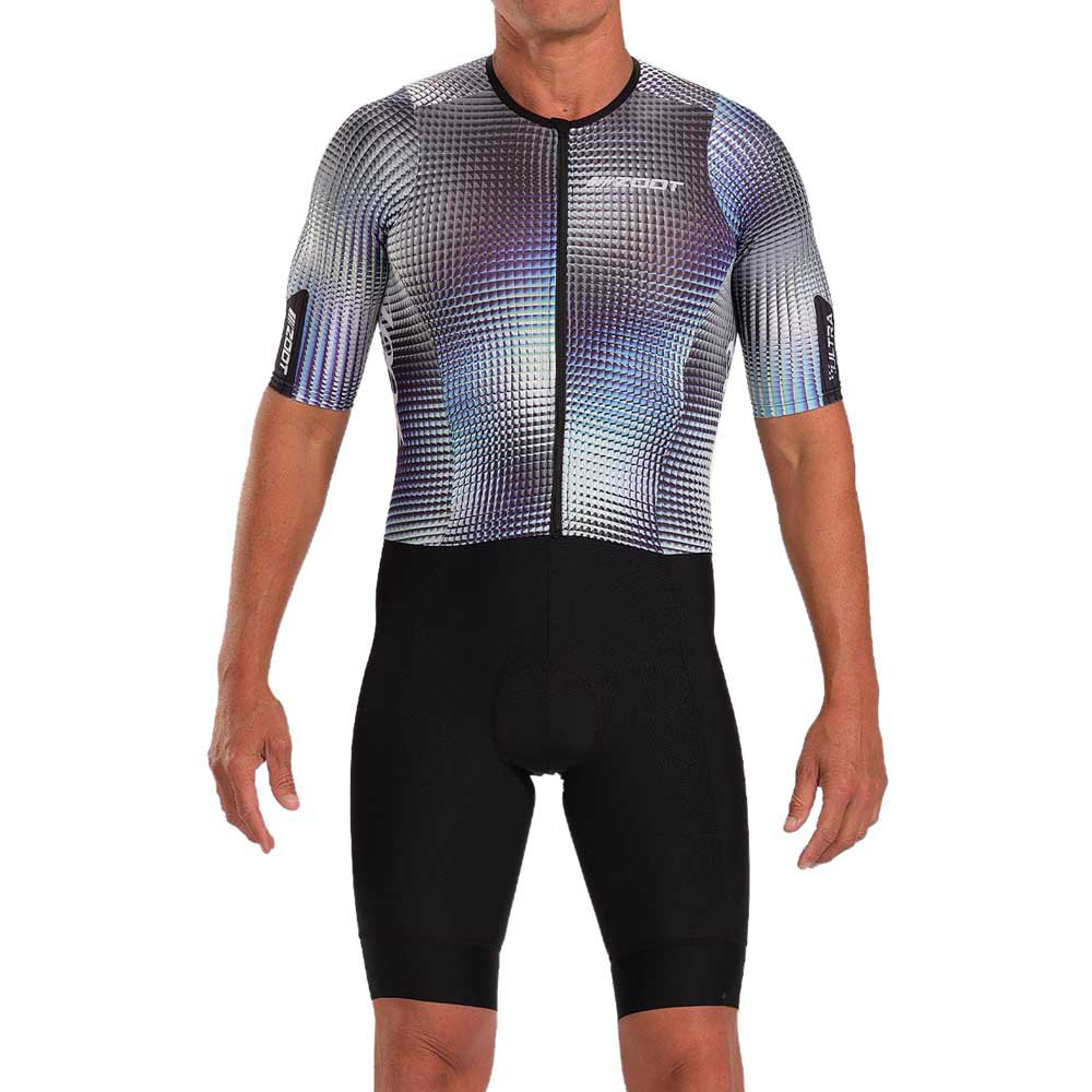 ＼全品1000円ｸｰﾎﾝ★4/12（日)限定／Zoot Ultra Tri P1 Short Sleeve Trisuit レーシングスーツ 半袖 トライスーツ 自転車スーツ 自転車ウエア ロードバイク トライアスロン ランニング 水泳 にも おすすめ (AMACLUB)