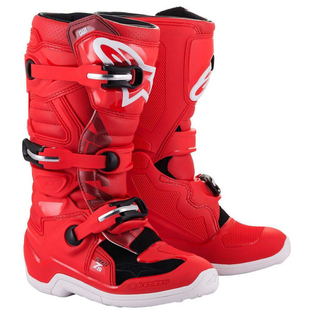 Alpinestars 赤黒白　トライアルブーツ　tech-T Alpinestars TECH-T レッド/ホワイト/ブラック - WISE MOTO