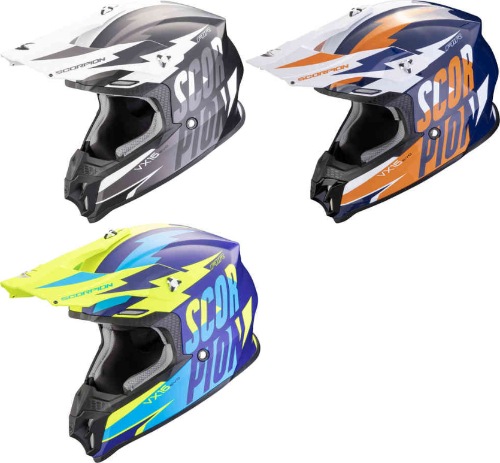 ＼全品1500円ｸｰﾎﾝ+P10倍★4/10（金)限定／Scorpion スコーピオン VX-16 Evo Air Slanter Motocross Helmet ヘルメット オフロード モトクロスヘルメットライダー バイク ツーリングにも かっこいい おすすめ (AMACLUB)