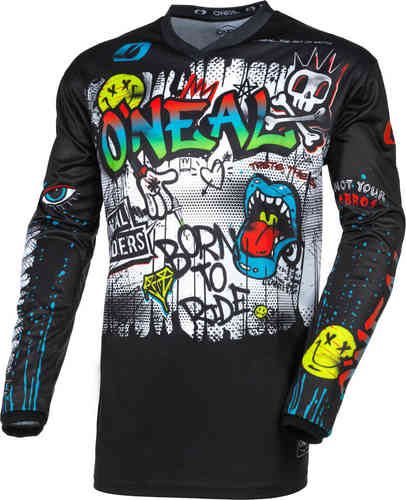 \全品2000円クーホン★7/23(木)限定/Oneal オニール Element Rancid black/multicoloured Motocross Jersey モトクロス オフロード ジャージ&パンツ 上下セット バイク ライダー かっこいい おすすめ (AMACLUB)|AMACLUB(レアブランド 専門店)
