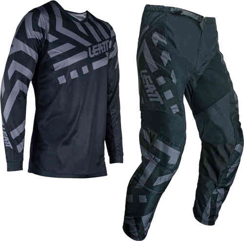 ＼全品2000円ｸｰﾎﾝ+P5倍★4/15（水)限定／【子供用】Leatt リアット 3.5 Ride Stealth 2024 Youth Motocross Jersey and Pants Set ユース ジャージ パンツ 上下セット オフロードウェア モトクロスウェア おすすめ (AMACLUB)