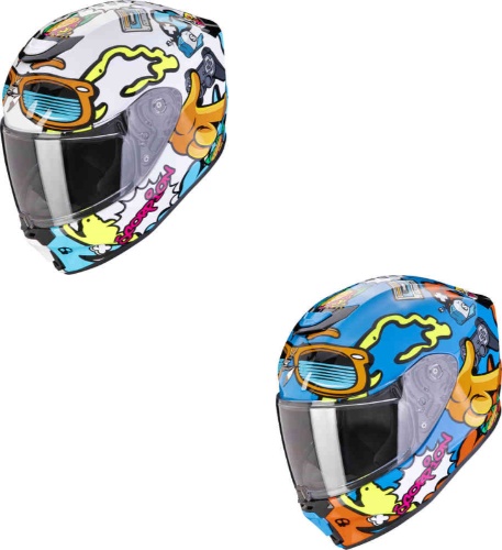 \全品2000円クーホン★7/23(木)限定/【子供用】Scorpion スコーピオン Exo-JNR Air Fun Kids Helmet 子供用 キッズ フルフェイスヘルメット ライダー バイク ツーリングにも かっこいい おすすめ (AMACLUB)|AMACLUB(レアブランド 専門店)