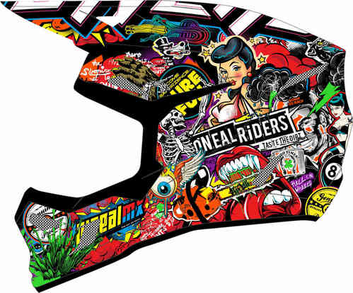 ＼全品1000円ｸｰﾎﾝ★4/17（金)限定／【子供用】Oneal オニール 3SRS Crank multicoloured Kids Motocross Helmet 子供用 キッズ モトクロスヘルメット ヘルメット オフロード ライダー バイク かっこいい おすすめ (AMACLUB)