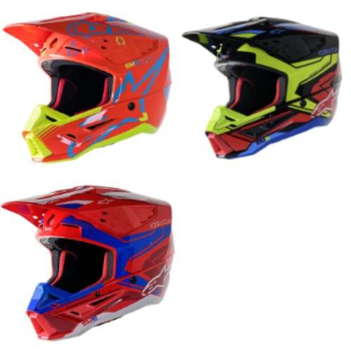 ＼全品1000円ｸｰﾎﾝ★4/8（水)限定／Alpinestars アルパインスター S-M5 Action 2 Ece 22.06 Motocross Helmet ヘルメット オフロード モトクロスヘルメット ライダー バイク かっこいい おすすめ (AMACLUB)