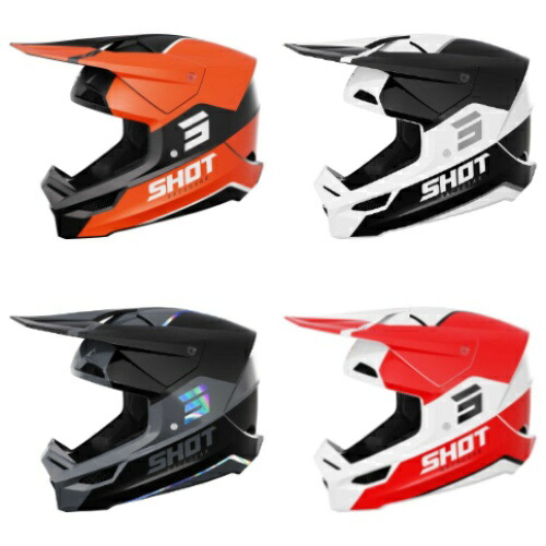 ＼全品1500円ｸｰﾎﾝ+P10倍★4/10（金)限定／Shot Race Gear ショット レース ギア Furious Bolt Motocross Helmet ヘルメット オフロード モトクロスヘルメット ライダー バイク かっこいい おすすめ (AMACLUB)