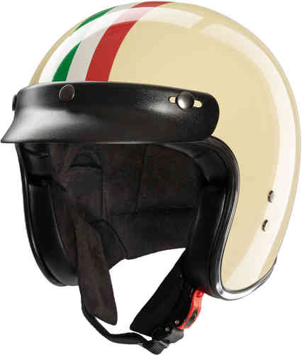 ＼全品1000円ｸｰﾎﾝ★4/12（日)限定／Redbike レッドバイク RB-802 Italia Jet Helmet ジェットヘルメット オープンフェイスヘルメット ライダー バイク ツーリングにも かっこいい おすすめ (AMACLUB)
