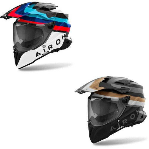 ＼全品1000円ｸｰﾎﾝ★4/17（金)限定／【3XLまで】Airoh アイロー Commander 2 Doom Motocross Helmet シールド付きヘルメット オフロード モトクロスヘルメット ライダー バイク ツーリングにも かっこいい おすすめ (AMACLUB)