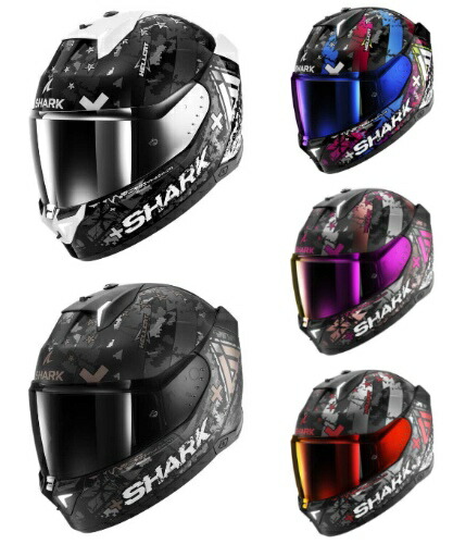 ＼全品1000円ｸｰﾎﾝ★4/8（水)限定／Shark シャーク Skwal I3 Hellcat Full Face Helmet フルフェイスヘルメット ライダー バイク レーシング ツーリングにも かっこいい おすすめ (AMACLUB)