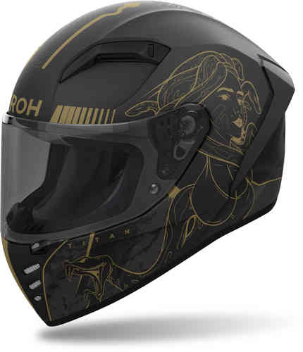 ＼全品1000円ｸｰﾎﾝ★4/17（金)限定／Airoh アイロー Connor Titan Helmet フルフェイスヘルメット ライダー バイク ストリート オンロード レーシング ツーリングにも かっこいい おすすめ (AMACLUB)