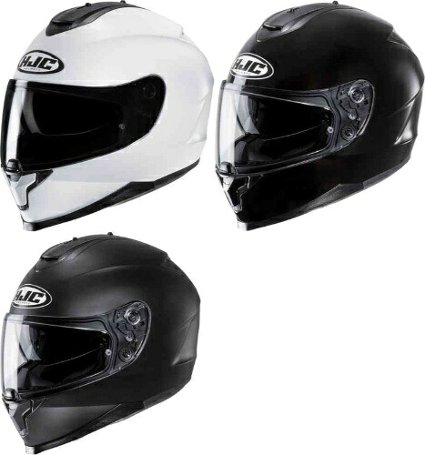 ＼全品1000円ｸｰﾎﾝ★4/12（日)限定／HJC エイチジェイシー C70N Solid Helmet フルフェイスヘルメット ライダー バイク ストリート オンロード レーシング ツーリングにも かっこいい おすすめ (AMACLUB)
