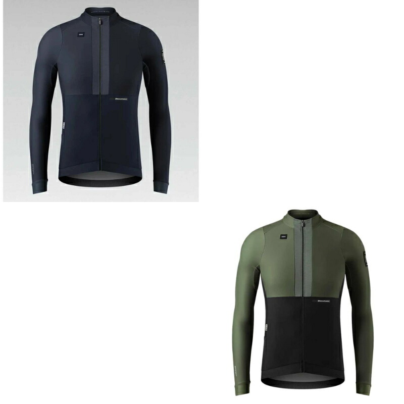 ＼全品1000円ｸｰﾎﾝ★4/12（日)限定／Gobik Hyder Blend Long Sleeve Jersey サイクリングジャージー 長袖ジャージ 自転車ウェア ジップアップ 自転車 ロードバイク マウンテンバイク クロスカントリー MTB にも おすすめ (AMACLUB)上着のみ