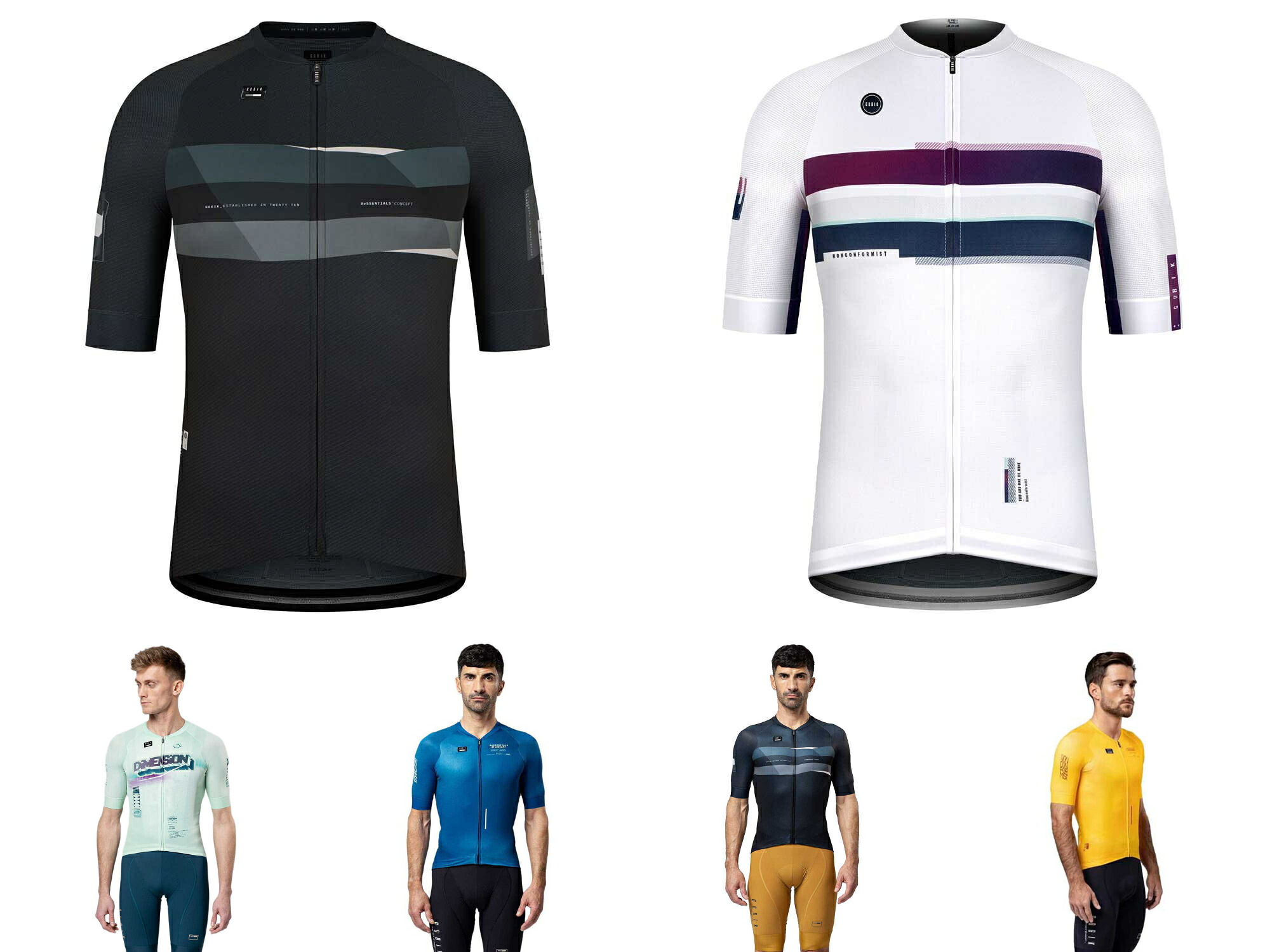 ＼全品1000円ｸｰﾎﾝ★4/12（日)限定／Gobik CX Pro 2.0 Short Sleeve Jersey ショートスリーブ 半袖ジャージ 自転車ウェア 自転車 ロードバイク マウンテンバイク クロスカントリー MTB にも おすすめ (AMACLUB)上着のみ