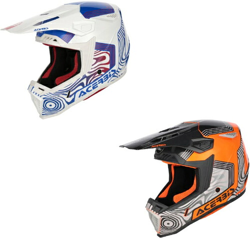 Acerbis アチェルビス Whoops Graphic Motocross Helmet モトクロスヘルメット オフロードヘルメット ライダー バイク エンデューロ かっこいい おすすめ (AMACLUB)