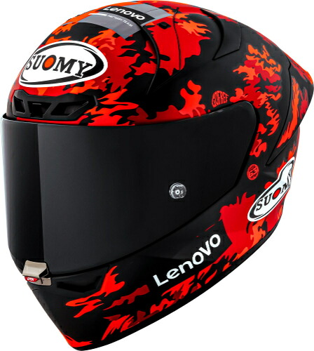 Suomy スオーミー S1-XR GP Bagnaia Replica 2025 Helmet フルフェイスヘルメット ライダー バイク オートバイ オンロード レーシング ツーリング 街乗り にも おすすめ (AMACLUB)