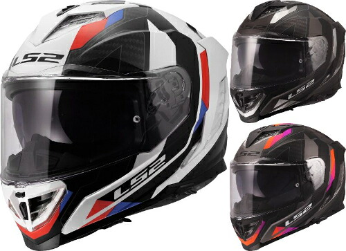 【3XLまで】LS2 エルエスツー FF818 Storm III Sporty Helmet フルフェイスヘルメット ライダー バイク オートバイ オンロード レーシング ツーリング アーバン 街乗り にも 大きいサイズあり おすすめ (AMACLUB)