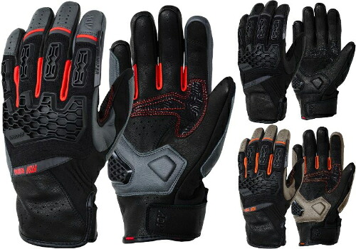 Modeka モデカ Atlaz Motorcycle Gloves ライディンググローブ バイクグローブ 手袋 ライダー バイク オートバイ レーシング ツーリング 街乗り にも おすすめ (AMACLUB)