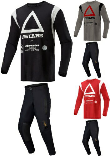 ＼全品1000円ｸｰﾎﾝ+P5倍★4/18（土)限定／Alpinestars アルパインスター Venture Techdura Jersey モトクロスジャージ オフロードジャージ 上下セット ライダー バイク おすすめ (AMACLUB)