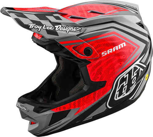 ＼全品2000円ｸｰﾎﾝ+P5倍★4/15（水)限定／TROY LEE DESIGNS トロイリーデザイン D4 Carbon MIPS SRAM Downhill Helmet ダウンヒルヘルメット 自転車 MTB XC BMX マウンテンバイク ロード クロスカントリーにも (AMACLUB)