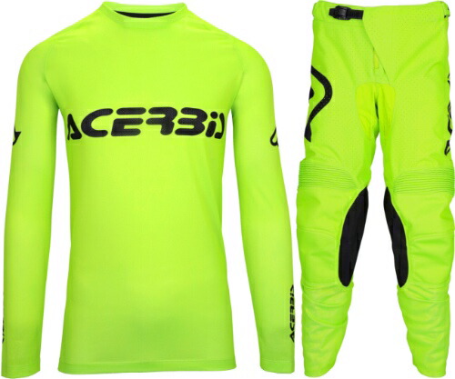 ＼全品2500円ｸｰﾎﾝ★4/14（火)限定／Acerbis アチェルビス J-Windy Vented Limelight Motocross Jersey モトクロス ジャージ&パンツ 上下セット オフロードウェア バイク ライダー バイク かっこいい おすすめ (AMACLUB)