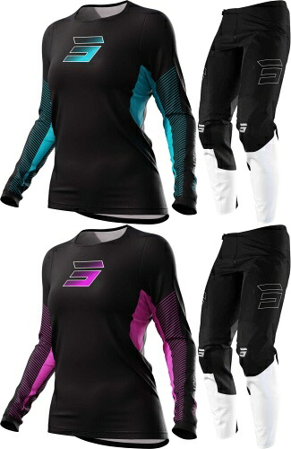 ＼全品2000円ｸｰﾎﾝ★7/23（木)限定／【女性用】Shot Race Gear ショット レース ギア Contact Venus Woman Motocross Jersey モトクロス ジャージ&パンツ 上下セット オフロードウェア バイク ライダー バイク　おすすめ (AMACLUB)｜AMACLUB（レアブランド 専門店）
