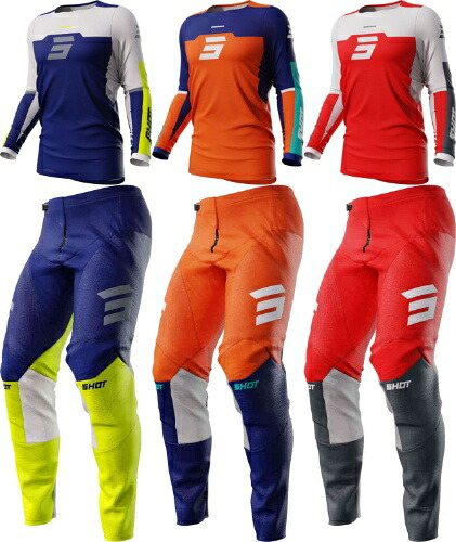 ＼全品3000円ｸｰﾎﾝ+P10倍★7/25（土)限定／Shot Race Gear ショット レース ギア Contact Iron Motocross Jersey モトクロス ジャージ&パンツ 上下セット オフロードウェア バイク ライダー バイク 大きいサイズあり おすすめ (AMACLUB)｜AMACLUB（レアブランド 専門店）