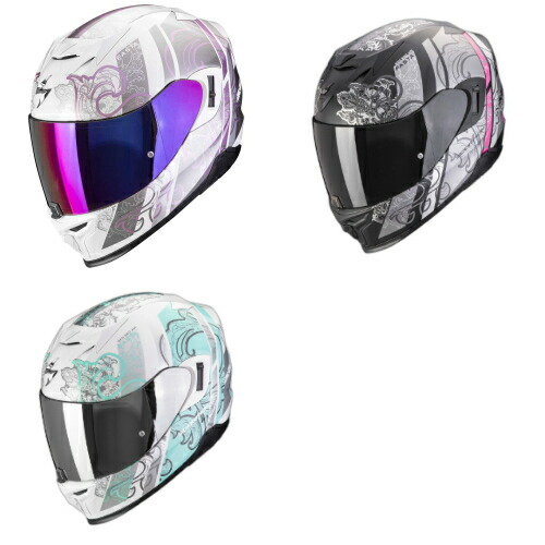 ＼全品1000円ｸｰﾎﾝ★4/17（金)限定／Scorpion スコーピオン EXO-520 EVO AIR Fasta Full Face Helmet フルフェイスヘルメット ライダー バイク レーシング ツーリングにも 小さいサイズあり 女性 レディース にも おすすめ (AMACLUB)