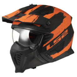 ＼全品1500円ｸｰﾎﾝ+P10倍★4/10（金)限定／LS2 エルエスツー OF606 Drifter Mud Convertible Helmet ジェットヘルメット オープンフェイスヘルメット ライダー バイク ツーリングにも かっこいい おすすめ (AMACLUB)
