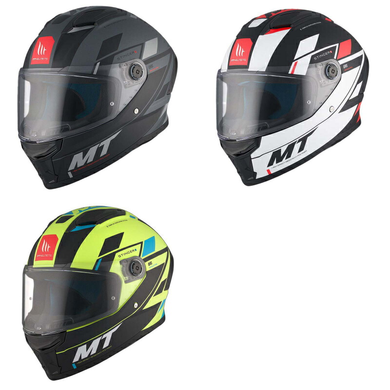 ＼全品1000円ｸｰﾎﾝ★4/17（金)限定／MT Helmets Stinger II Zivze full face helmet フルフェイスヘルメット ライダー バイク オートバイ レーシング ツーリングにも かっこいい おすすめ (AMACLUB)