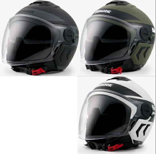 ＼全品1500円ｸｰﾎﾝ★7/29（水)限定／Blauer ブラウアー Demi Jet DJ-01 Graphic B Jet Helmet ジェットヘルメット オープンフェイス サンバイザー ライダー バイク オートバイ ツーリングにも かっこいい おすすめ (AMACLUB)｜AMACLUB（レアブランド 専門店）