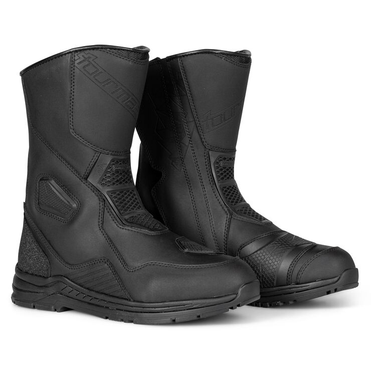 \全品1000円クーホン★4/12(日)限定/Tour Master ツアーマスター Helix WP Tour Boots ライディングブーツ バイクブーツ ライダー オートバイ バイク レーシング ツーリングにも かっこいい おすすめ (AMACLUB)