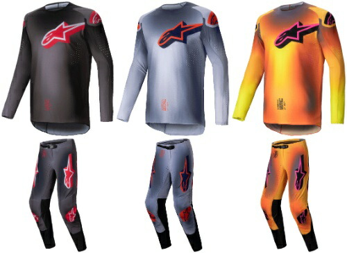 ＼全品1000円ｸｰﾎﾝ+P5倍★4/18（土)限定／Alpinestars アルパインスター Supertech Lipan Jersey オフロードウェア モトクロス ジャージ&パンツ 上下セット バイク ライダー かっこいい おすすめ (AMACLUB)