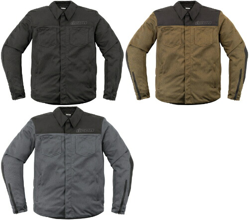 Icon アイコン Upstate Motocycle Mesh Textile Jacket テキスタイルジャケット ライディングジャケット バイクウェア ライダー バイク オートバイ ツーリング 街乗り にも おすすめ (AMACLUB)