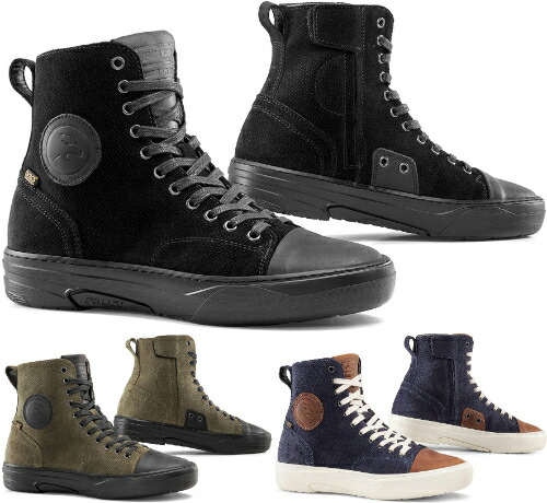 Falco ファルコ Lennox 3 perforated Motorcycle Shoes ライディングシューズ バイクシューズ オンロード ライダーオートバイ バイク ツーリング 街乗り にも おすすめ (AMACLUB)