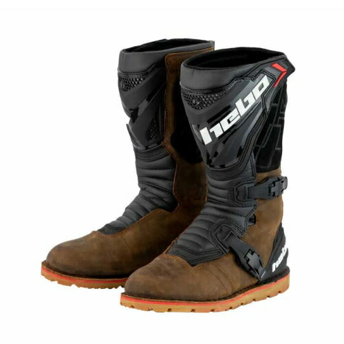 ＼全品1000円ｸｰﾎﾝ★4/12（日)限定／Hebo Technical 3.0 Leather trial boots レザーブーツ トライアルブーツ オフロードブーツ モトクロス ライダー バイク エンデューロ にも かっこいい おすすめ (AMACLUB)