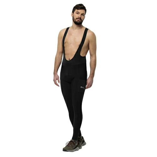 ＼全品1000円ｸｰﾎﾝ★4/12（日)限定／Jack Wolfskin Morobbia bib tights ビブタイツ 自転車パンツ サイクルウェア サイクリングウェア マウンテンバイク サイクリング ロードバイク クロスカントリー MTB にも おすすめ (AMACLUB)