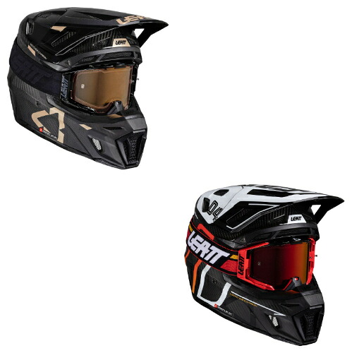 ＼全品1500円ｸｰﾎﾝ★4/16（木)限定／Leatt リアット Moto 8.5 V25 Carbon Helmet Kit ゴーグル付き モトクロスヘルメット ヘルメット オフロード ライダー バイク かっこいい おすすめ (AMACLUB)