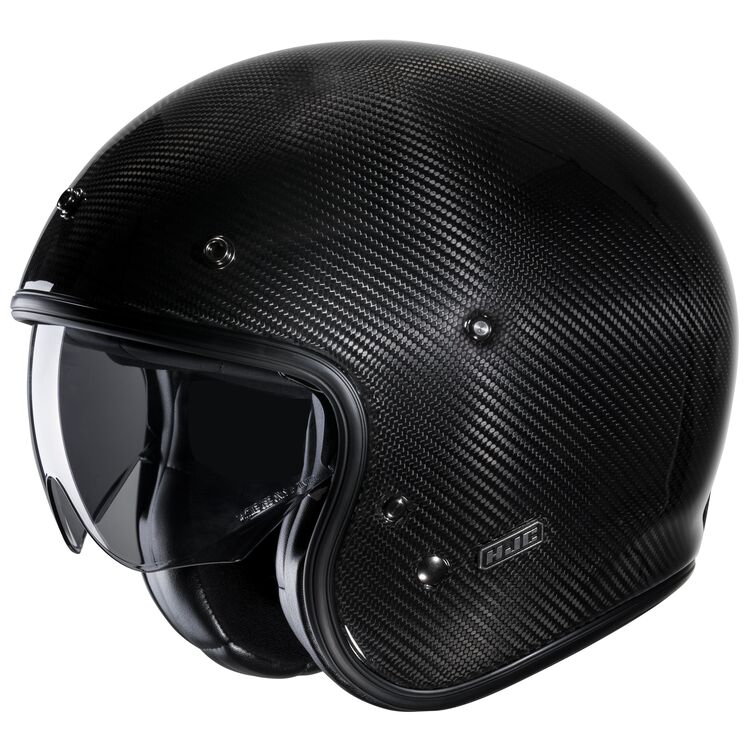 ＼全品2000円ｸｰﾎﾝ+P5倍★4/15（水)限定／【カーボン】HJC エイチジェイシー V31 Carbon Helmet ジェットヘルメット オープンフェイス インナーバイザー ライダー バイク オートバイ ツーリング 街乗り にも おすすめ (AMACLUB)